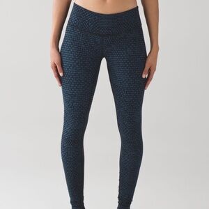 Lululemon Wunder Under Pant III | Shatter Weave Desert Teal Alberta Lake | 2